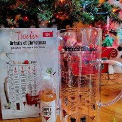 Cocktail Pitcher 12 Drinks Of Christmas 