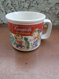 Campbell's Kids M'm! M'm! Good! Vegetable Garden Soup Mug VTG 1993 by West Wood