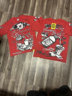 Asaali X Thats A Lot Of Cough Syrup T-shirt Medium