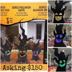 Costco Halloween Light Up Trees