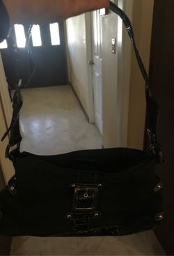 New York black purse