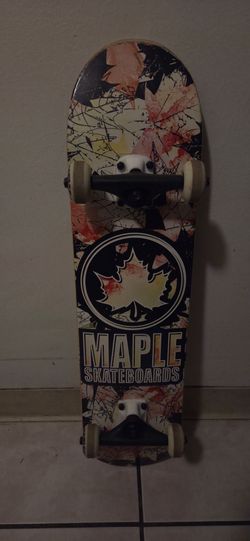 Maple brand skateboard