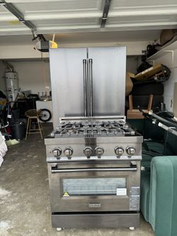 Zline Fridge Stove Dishwasher Microwave