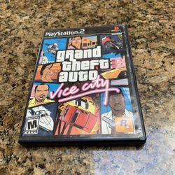 PS2 Grand Theft Auto Vice City Game