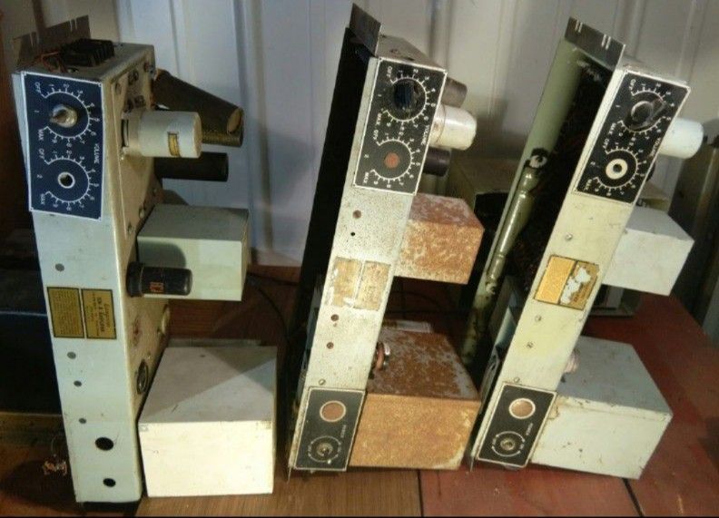 3 Pcs Western Electric 124 Tube Amplifier Clones Made By Langevin Model 108a