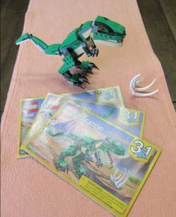 Lego 31058 Creator: 3 in 1 Mighty Dinosaurs 100% Complete