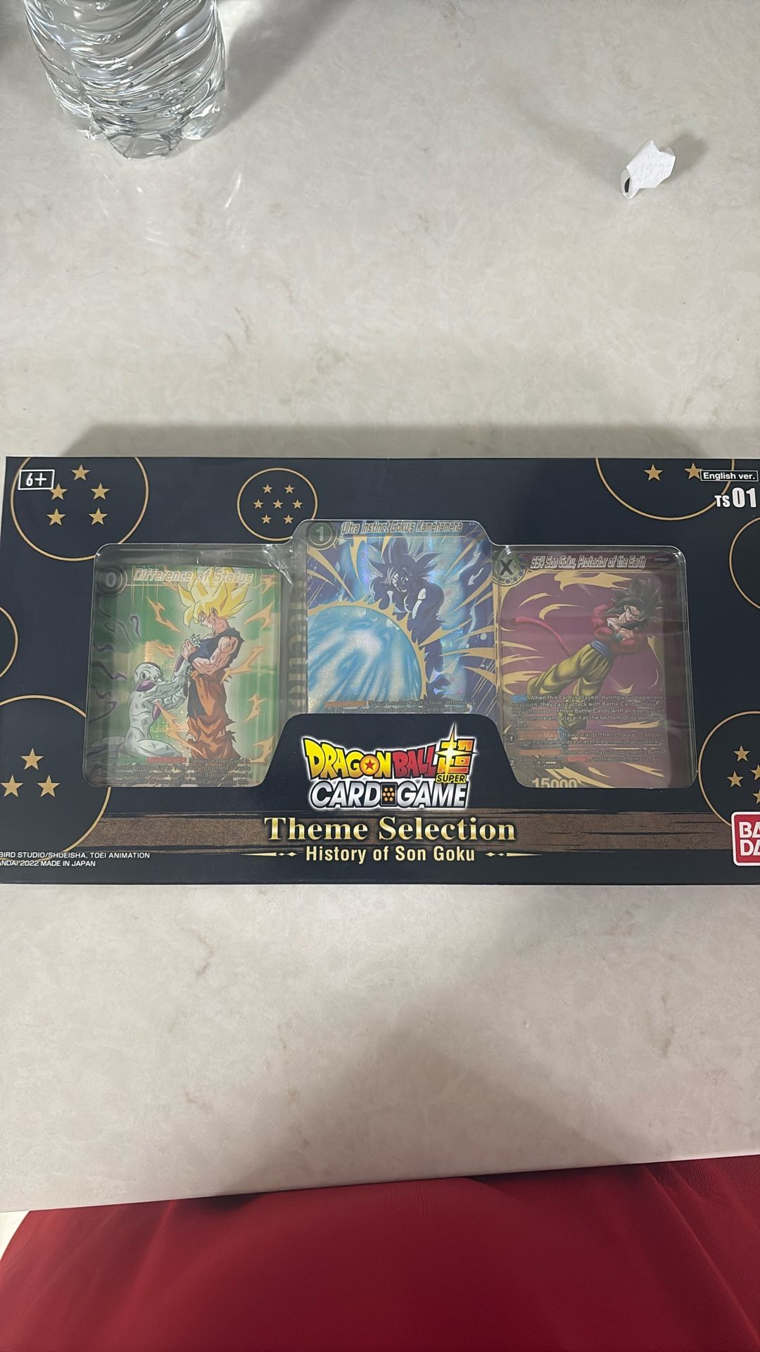Dragon ball TCG Theme Selection history Of Son Goku