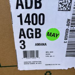 NIB Amana Dishwasher 