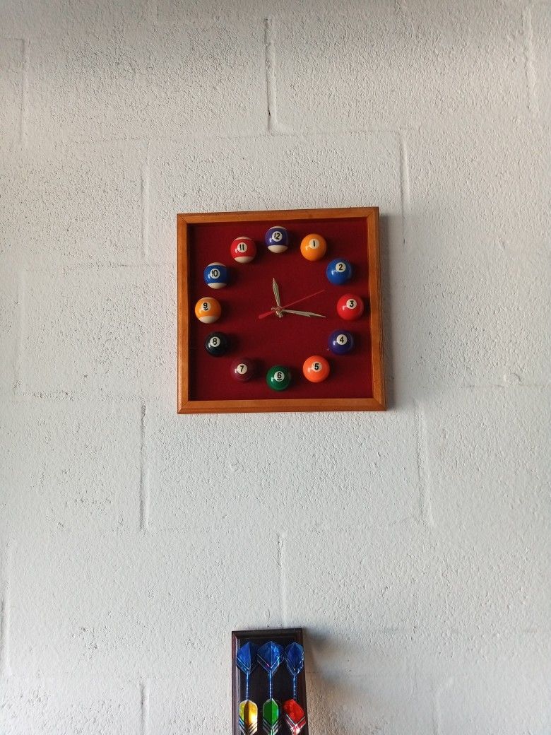 Billiards Wall Clock