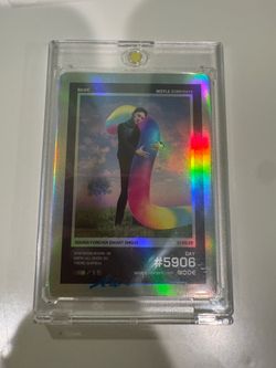 SIGNED Beeple Everydays PRE-ALPHA/100 Hologram #5906 SQUIGS X NODE Trading Card