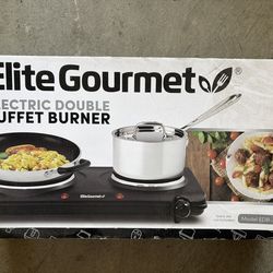 New Elite Gourmet Electric Double Burners