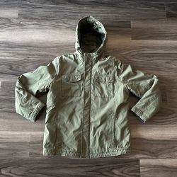 Men’s American Eagle Workwear Jacket In Military Green