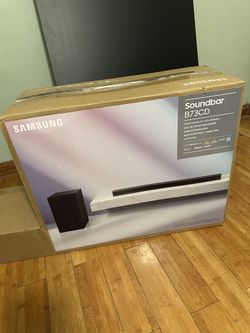 Samsung HW-B73CD ZA 5.1 Channel Soundbar with DTS Virtual:X and Wireless Subwoofer, Adaptive Sound, Game Mode