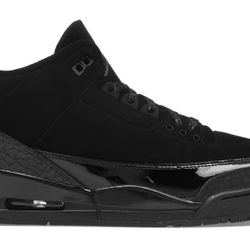 Nike Air Jordan 3 Black Cat Size 11.5 