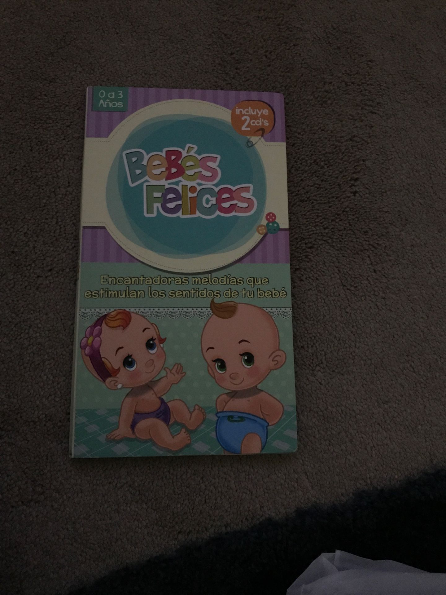 2 babies musical cd in Spanish