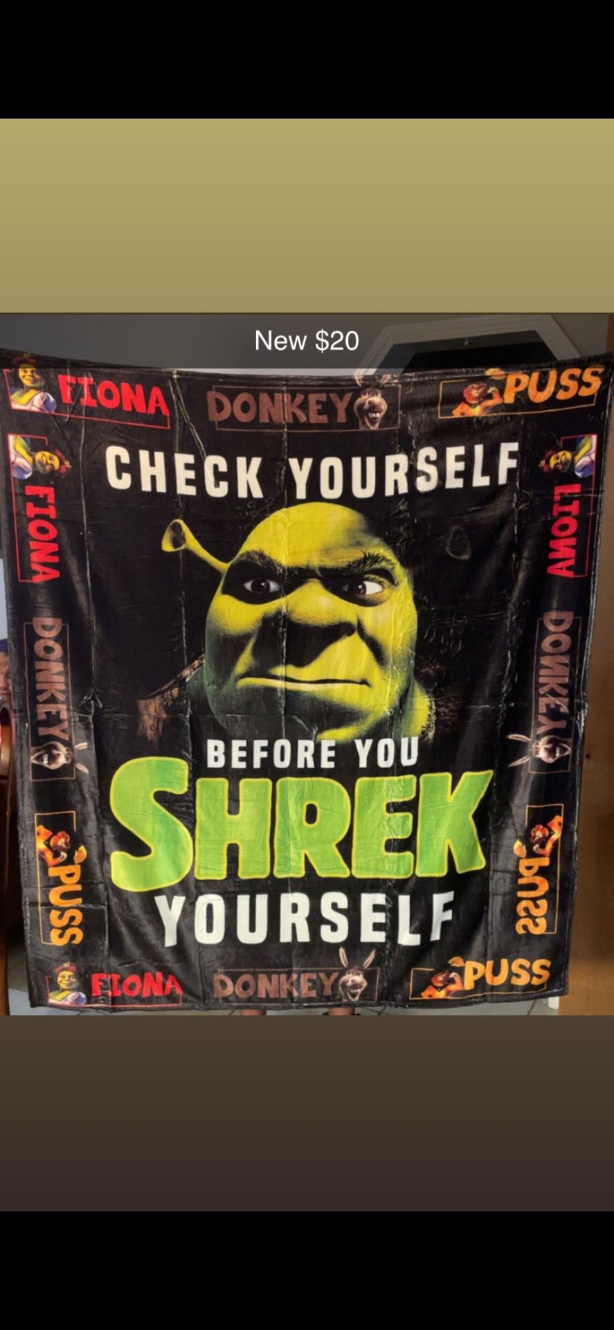 Shrek Blanket
