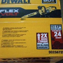 DEWALT FLEXVOLT CHAINSAW 