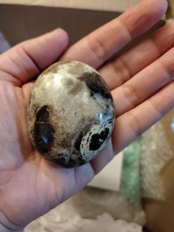Chocolate Calcite palm stone
