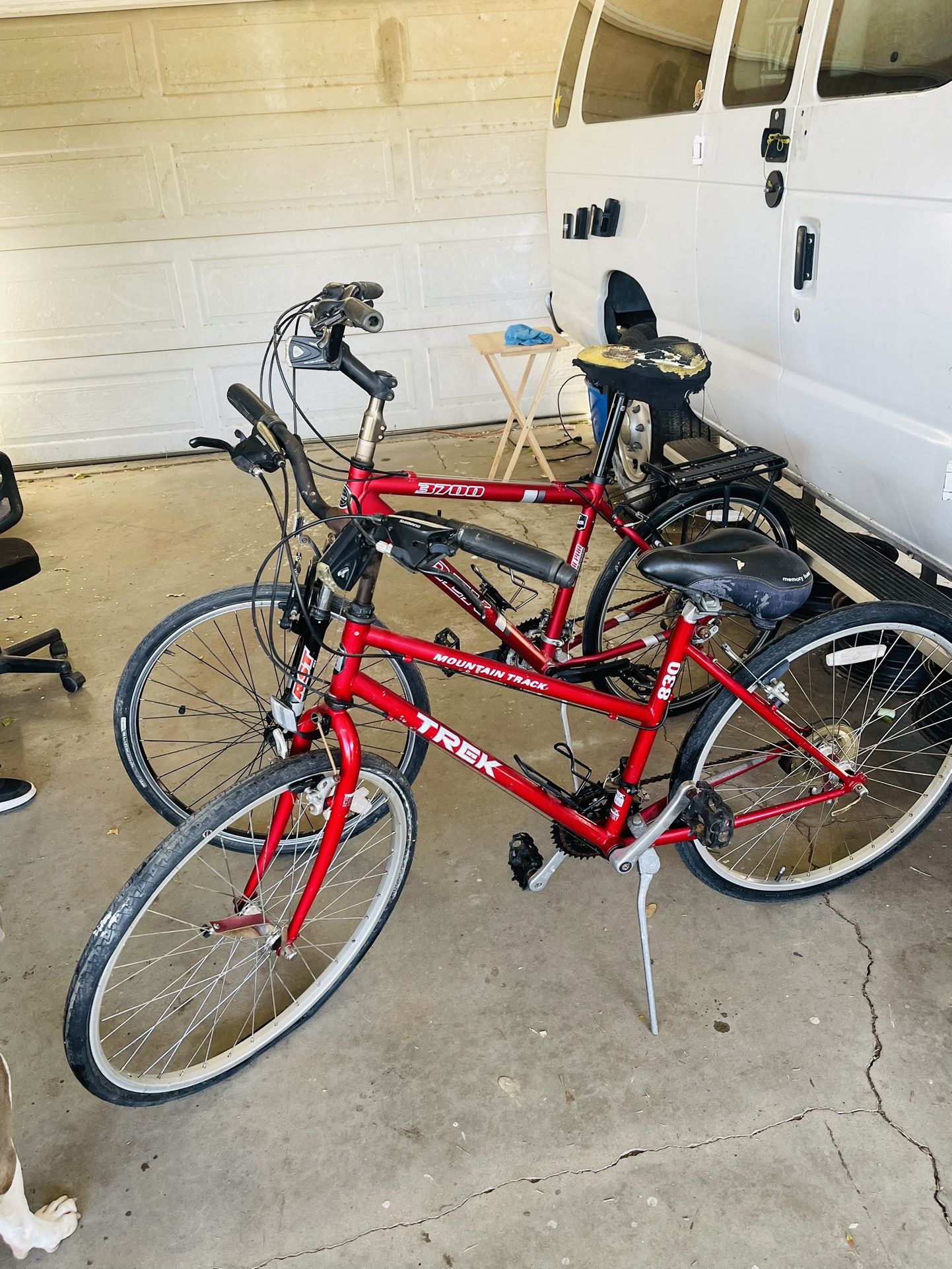 Trek 3700 and Trek 830 Mountain Bikes ($50 for both)