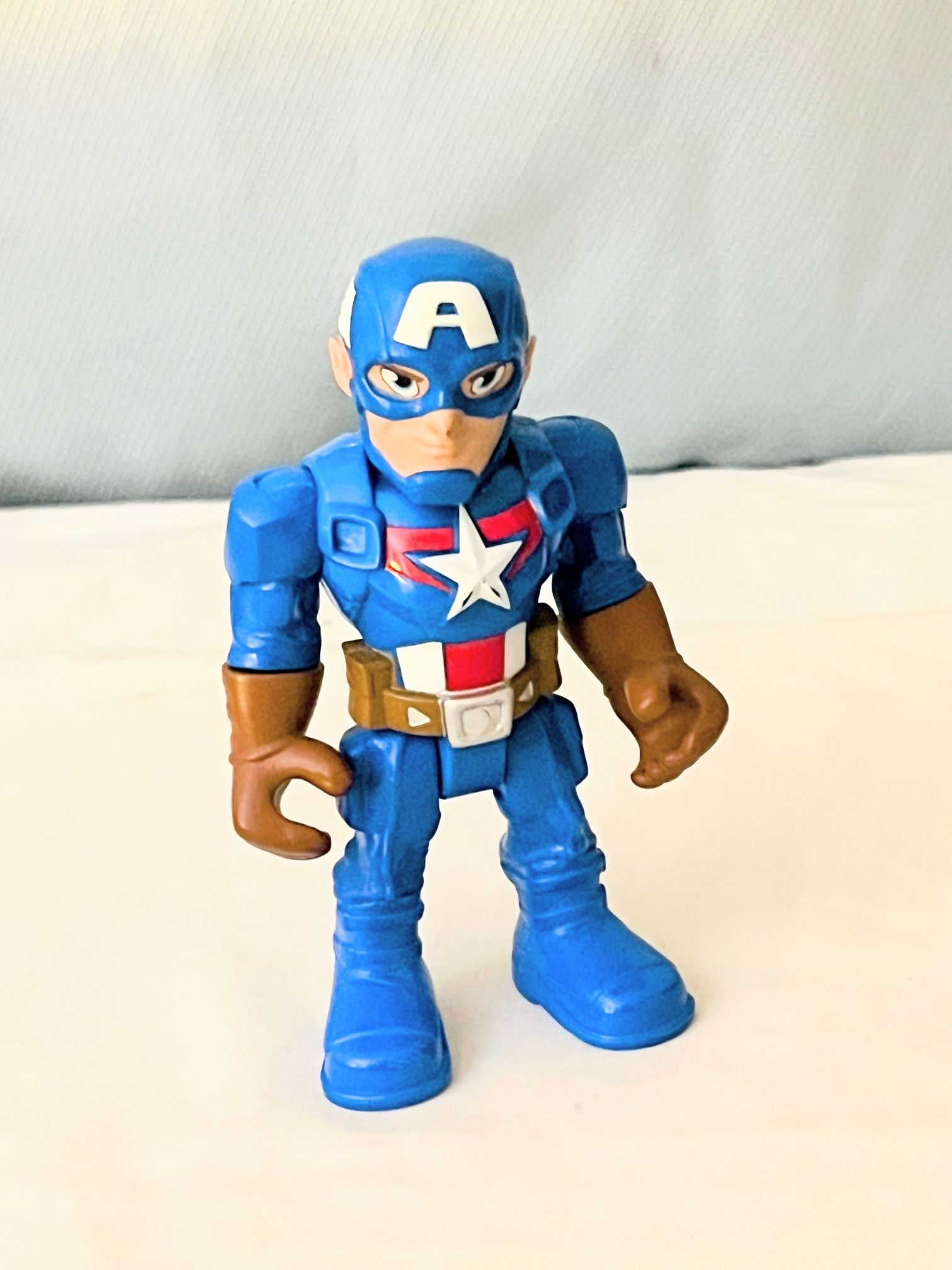 Playschool Mega Mighties Marvel Captain America Action Figure, 10 Inch