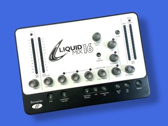 Focusrite Liquid Mix 16 Firewire Convolution Processor Compressors Limiters Equalizers