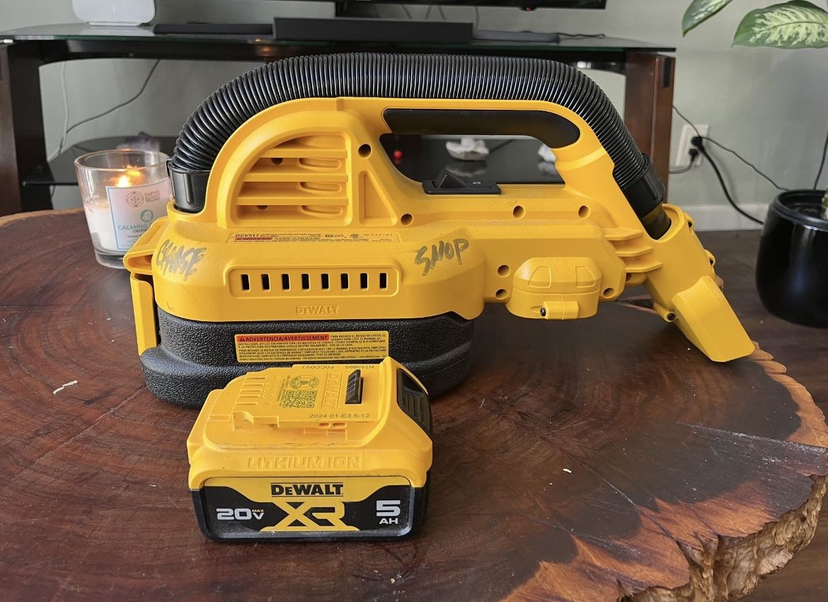 Dewalt Shop Vacuum With Battery 