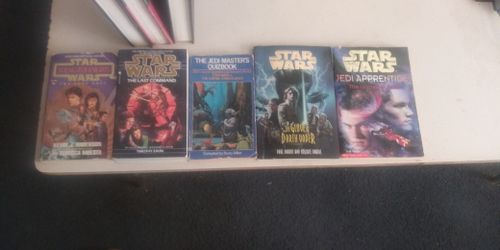 Star wars books all together