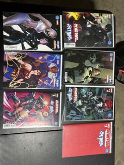Batman Deadpool #1 Comic Variant Cover Lot (7)