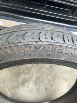 20” tires almost new