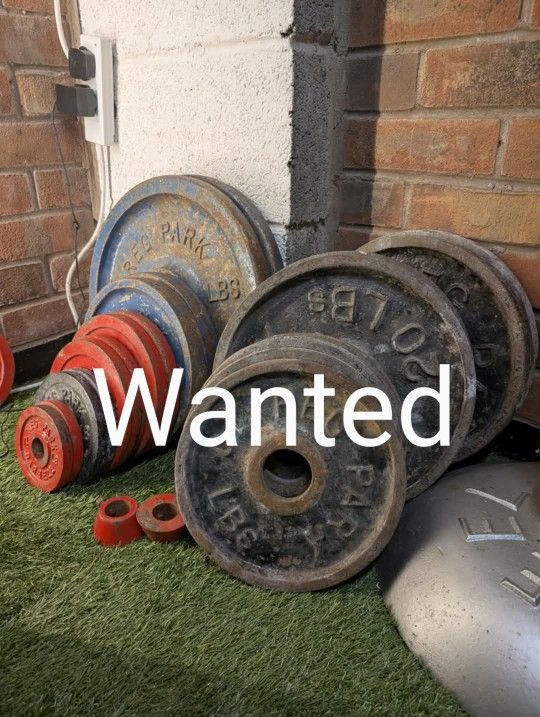 Old Steel Weights And Dumbbells Please