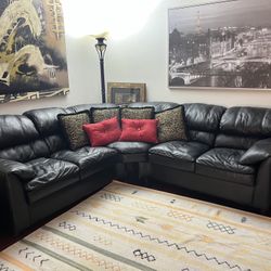 Leather Sectional Couch