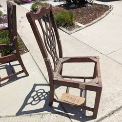 Free!! All Wood Solid Wood Armchairs