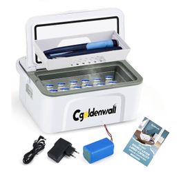 CGOLDENWALL Portable Insulin Cooler Box for Max.12 Pens, 7.5 * 3 * 2.7inches