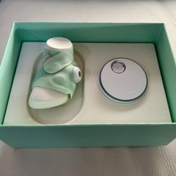 Owlet Dream Sock - FDA-Cleared Smart Baby Monitor - Track Live Pulse (Heart) Rate, Oxygen in Infants - Receive Notifications - Bedtime Blue