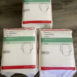 Youth Pants 3 Packages Size S/M 38-65lbs Unisex $20 For All Firm On Price