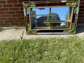 Vintage Curio Mirror