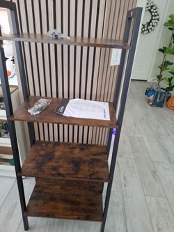 Ladder shelf