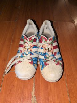adidas floral shoes size 9