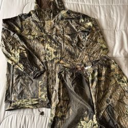 Columbia Camo Hunting Jacket And Pant Suit Mossy Oak Break-Up Men’s Large 
