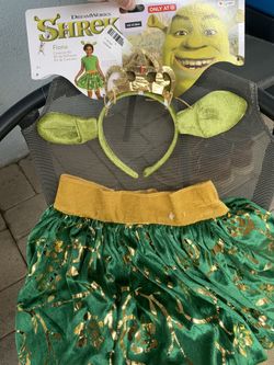 Shrek Fiona Headband And Skirt