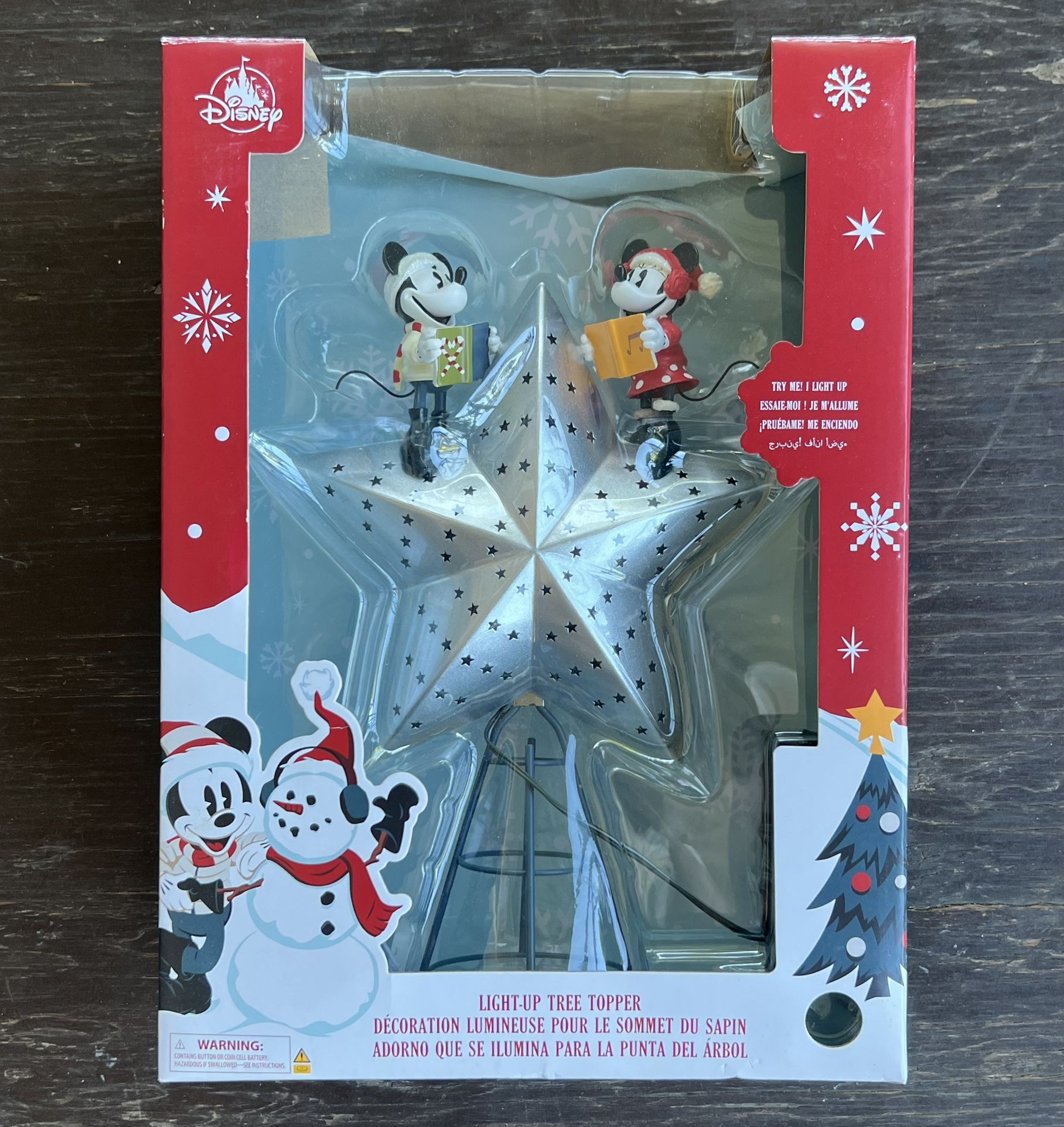 Light Up Disney Mickey Mouse Tree Topper