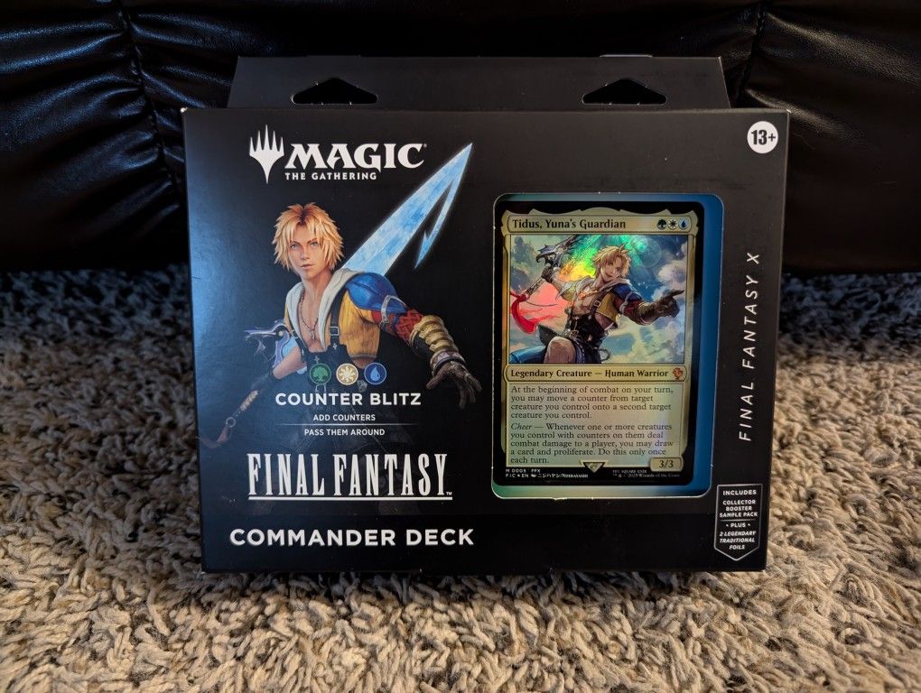 Magic The Gathering Final Fantasy X Commander Deck Counter Blitz
