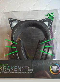 Razer Kraken Kitty Wired Stereo Gaming Headset With Rgb Lighting Black For Sale In Carson Ca Offerup Razer Kraken Kitty Wired Stereo Gaming Headset With Rgb Lighting Black For Sale In Carson Ca Offerup