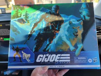 G.I. Joe Classified Series Snake Eyes & Timber Action Figures.