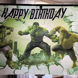 Backdrop Bday Sign.