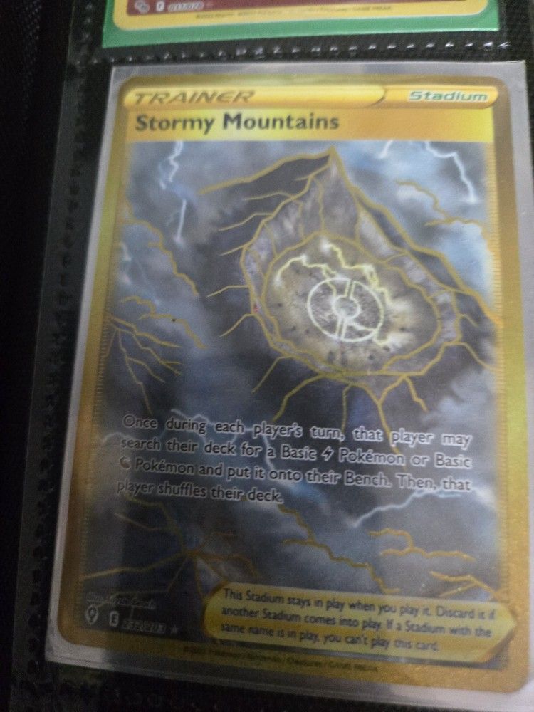 Stormy Mountains Secret Rare Pokémon Card