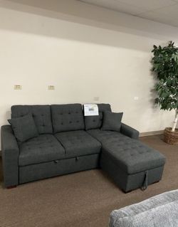 Sectional Pull Out Bed With Storage