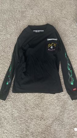 Black chrome heart Long sleeve shirt