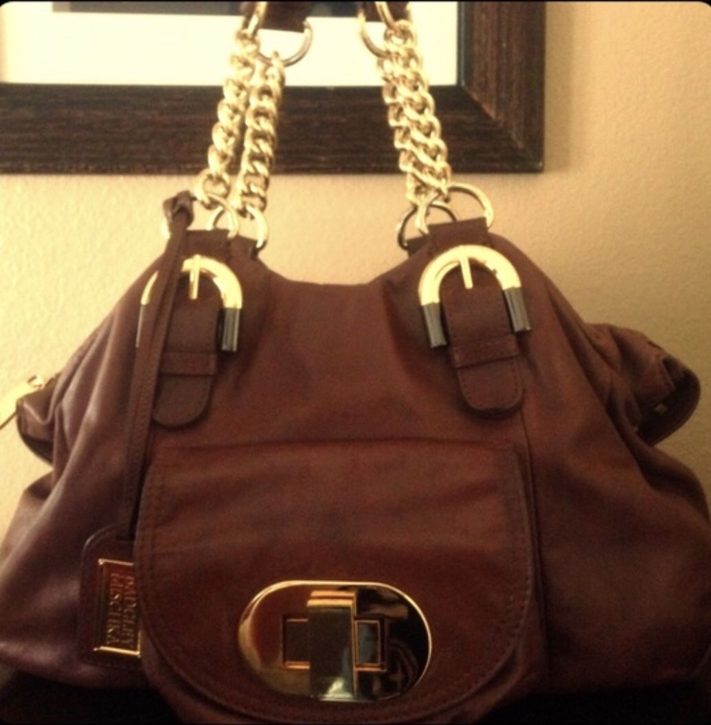 Badgley Mischka leather hobo bag/purse