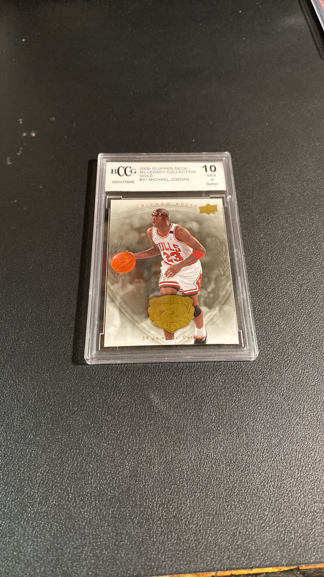 2009/10 Upperdeck Legacy Collection Michael Jordan (Gold)